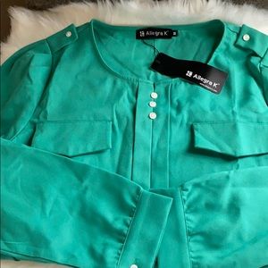 Allegra K Long Sleeved Blouse - Size M